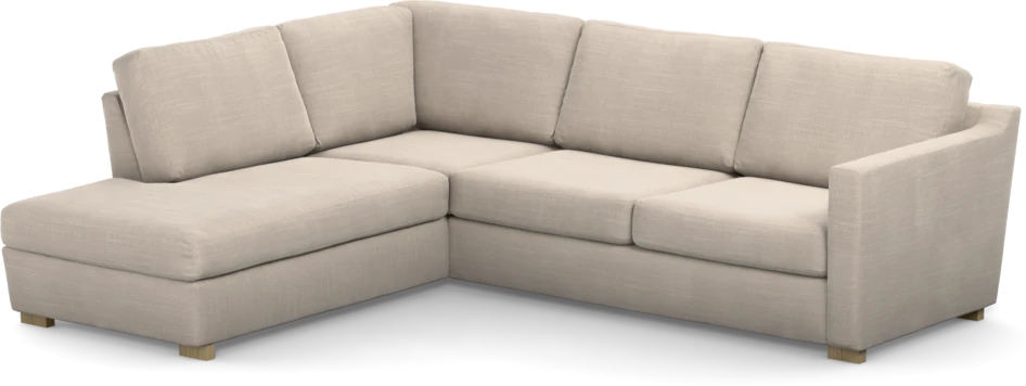 Friday - 2,5-sits soffa med divan vänster - Beige