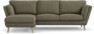 Madison Lux - 2-sits soffa med schäslong vänster - Brun