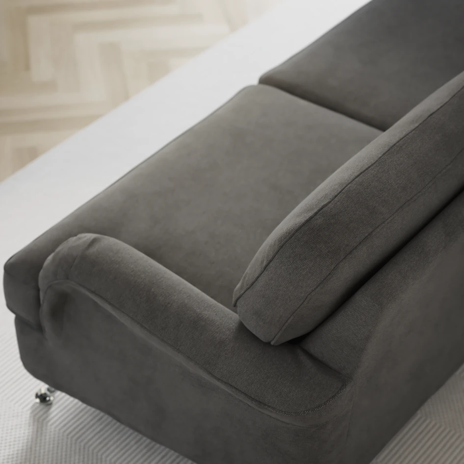 Oxford - 3-sits soffa svängd - Grå