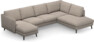 Madison Lux - 2-sits soffa med schäslong vänster och divan höger - Beige
