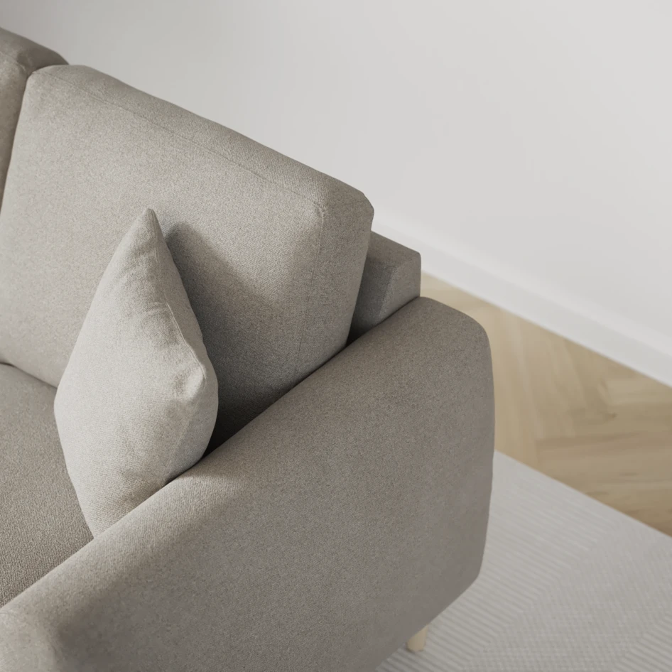 Eden - 3-sits soffa - Grå