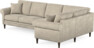 Eden - Hörnsoffa, 3+1-sits - Beige