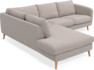 Madison - 2-sits soffa med divan vänster - Beige