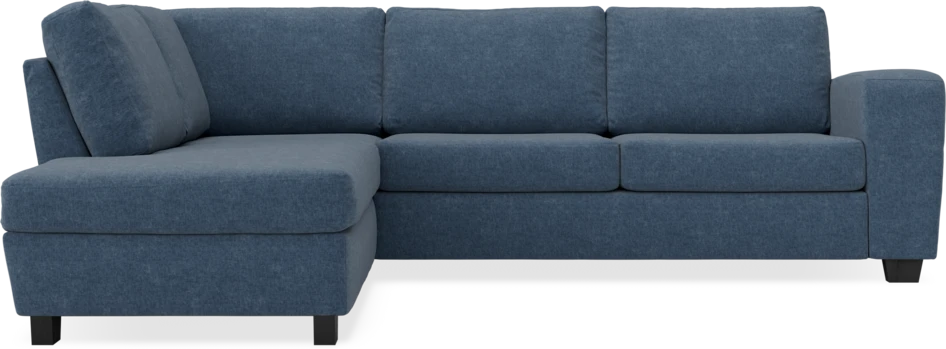 Friday - 2,5-sits soffa med divan vänster - Blå