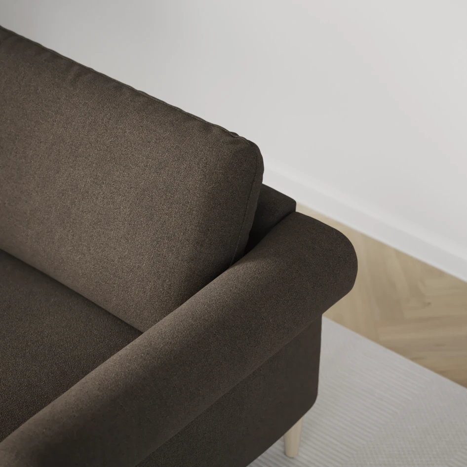 Bridge - 4-sits soffa - Brun