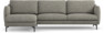 Madison Lux - 3-sits soffa med schäslong vänster - Vit