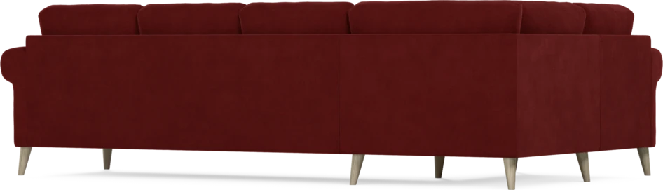 Eden - Hörnsoffa, 1+3-sits - Röd