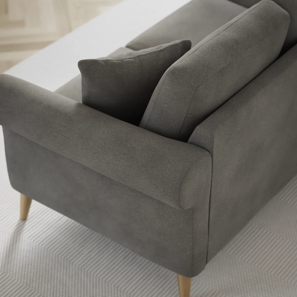 Eden - 2,5-sits soffa svängd - Grå