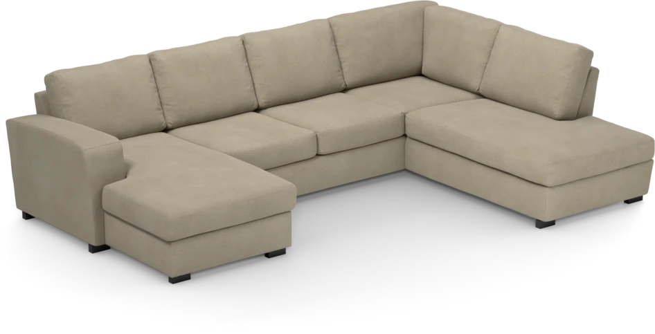Friday - 3-sits soffa med schäslong vänster och divan höger - Beige