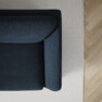 Madison Lux - 3-sits soffa med divan höger - Blå