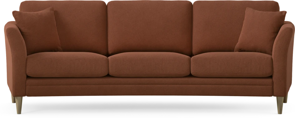 Eden - 3-sits soffa svängd - Orange