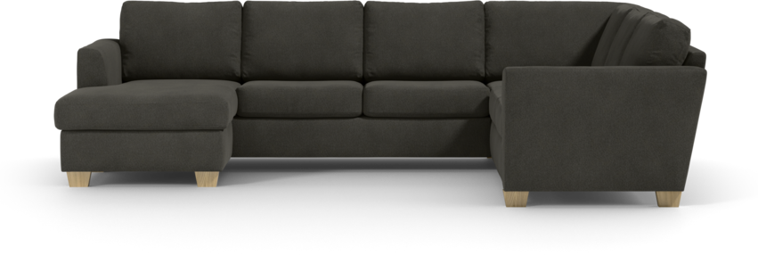 Friday - Hörnsoffa, 3+2-sits med schäslong vänster - Grå