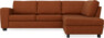 Friday - 2,5-sits soffa med divan höger - Orange