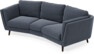 Madison - 3-sits soffa svängd, 70 cm - Blå