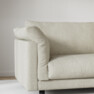 Cherrie - 3-sits soffa, hel dyna, fast klädsel - Beige