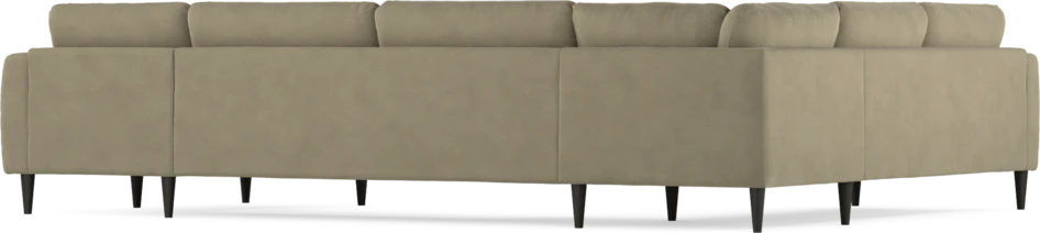 Bridge - Hörnsoffa, 2+3-sits med schäslong höger - Beige