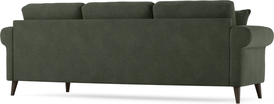 Eden - 3-sits soffa svängd - Grön