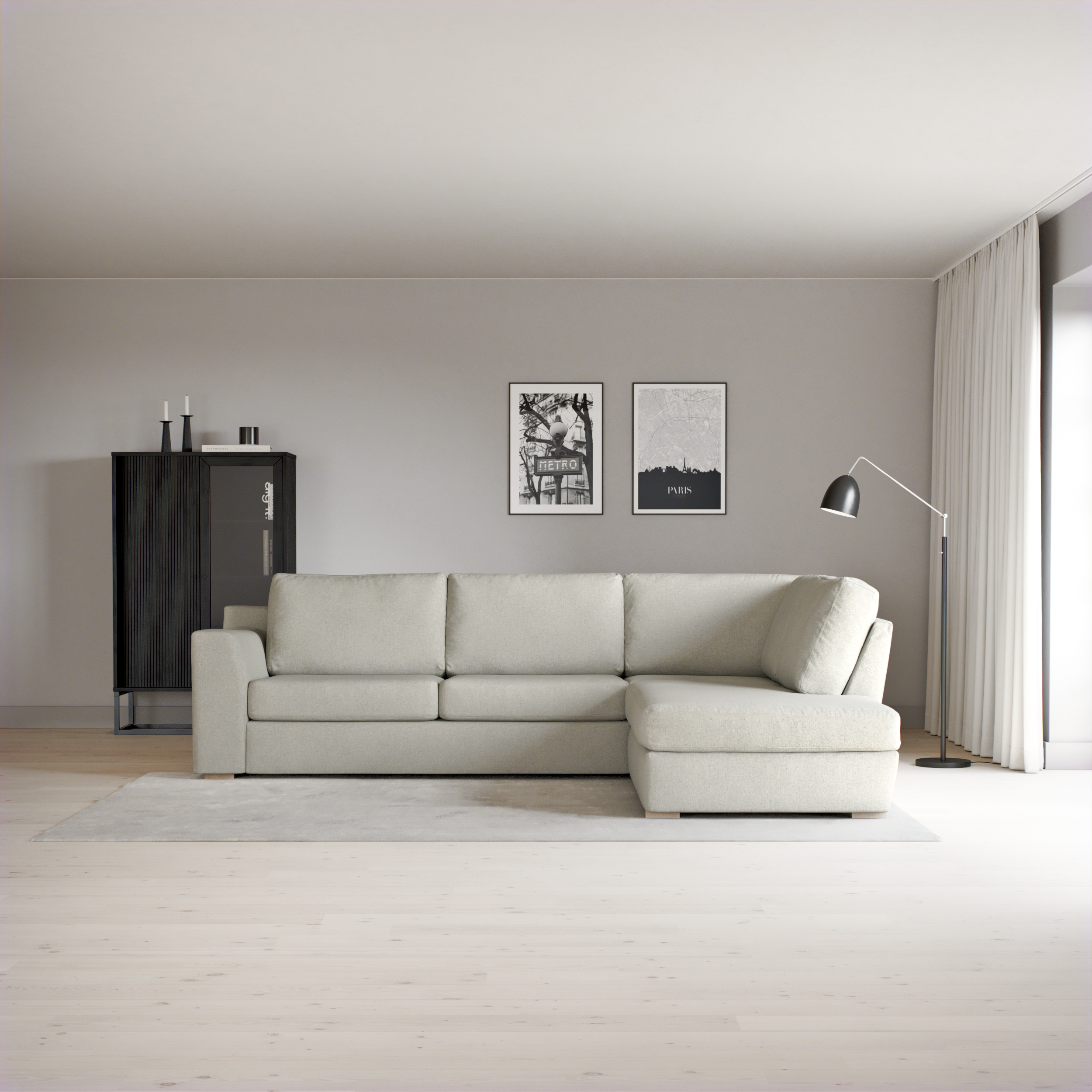 Friday - 2,5-sits soffa med divan höger - inspiration