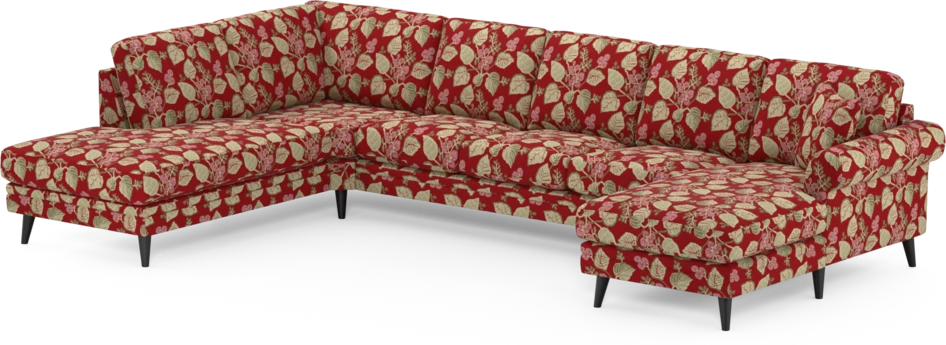 Eden - 3-sits soffa med divan vänster och schäslong höger - Flerfärgad