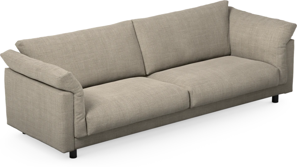 Cherrie - 4-sits soffa, fast klädsel - Beige