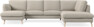 Madison Lux - 2-sits soffa med schäslong vänster och divan höger - Beige