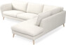 Madison Lux - 3-sits soffa med divan höger - Vit