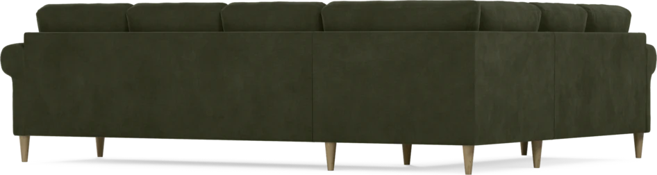 Eden - Hörnsoffa, 2+3-sits - Grön
