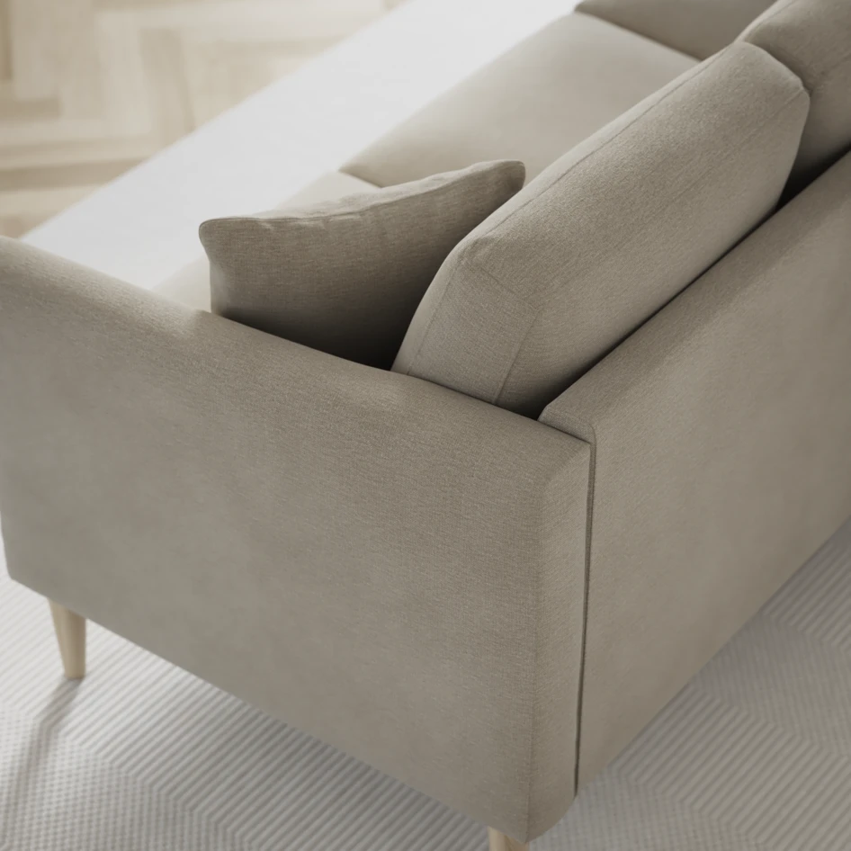 Eden - 3-sits soffa - Brun