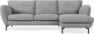 Madison Lux - 2-sits soffa med schäslong höger - Vit