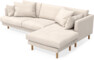 Harper - 4-sits med schäslong höger  - Beige