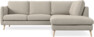 Madison - 2-sits soffa med divan höger - Beige