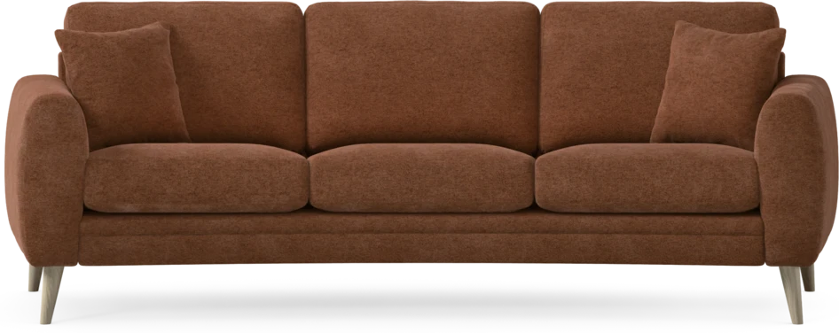 Eden - 3-sits soffa svängd - Orange