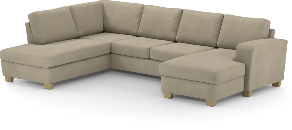 Friday - 3-sits soffa med divan vänster och schäslong höger - Beige