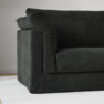 Cherrie - 3-sits soffa med kappa - Svart
