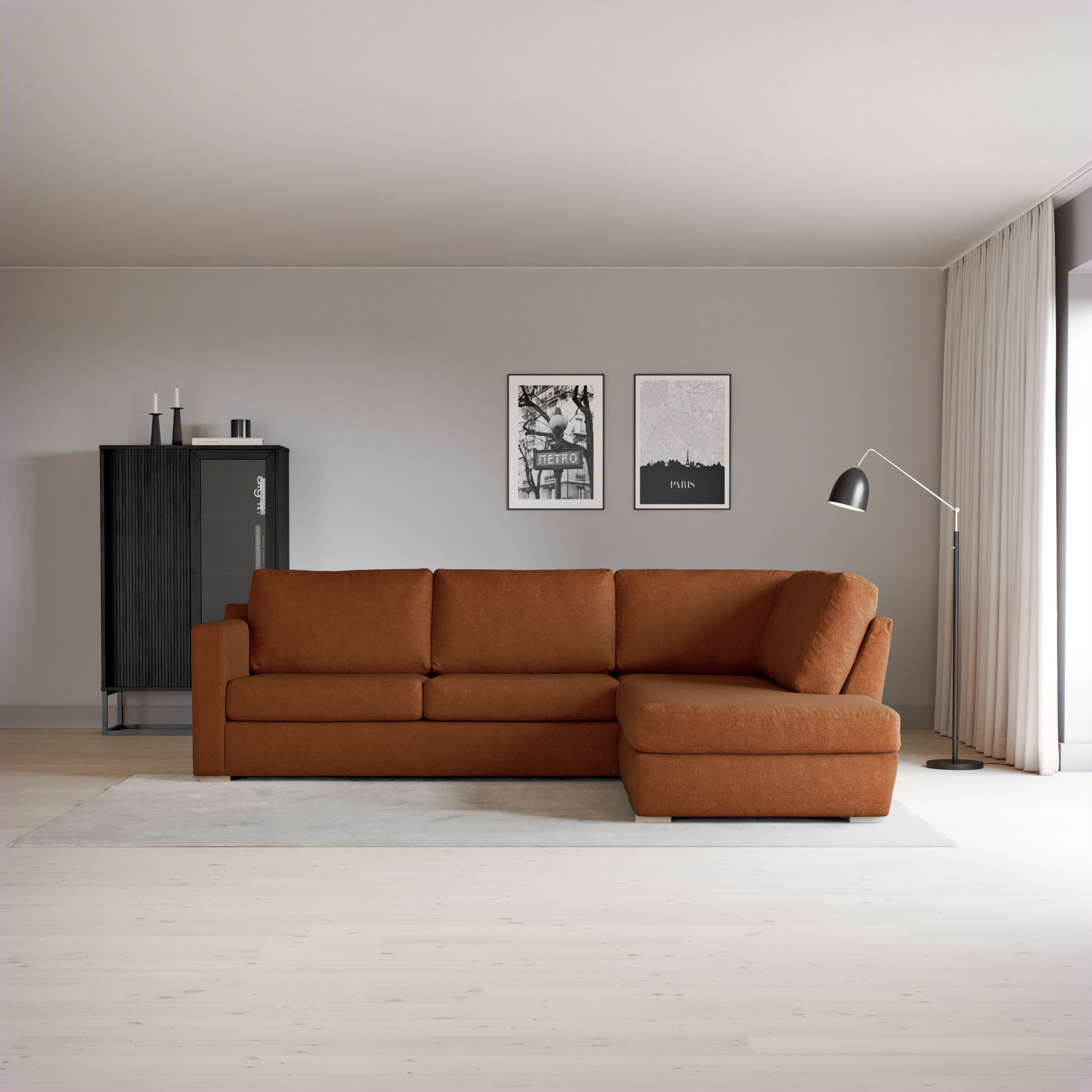 Friday - 2,5-sits soffa med divan höger - inspiration