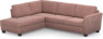 Friday - 2,5-sits soffa med divan vänster - Rosa