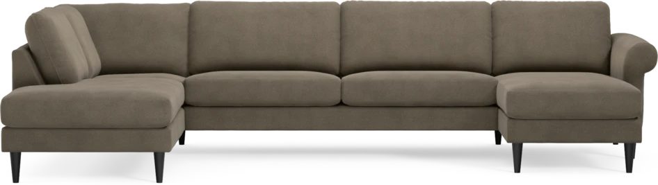 Bridge - 3-sits soffa med divan vänster och schäslong höger - Beige