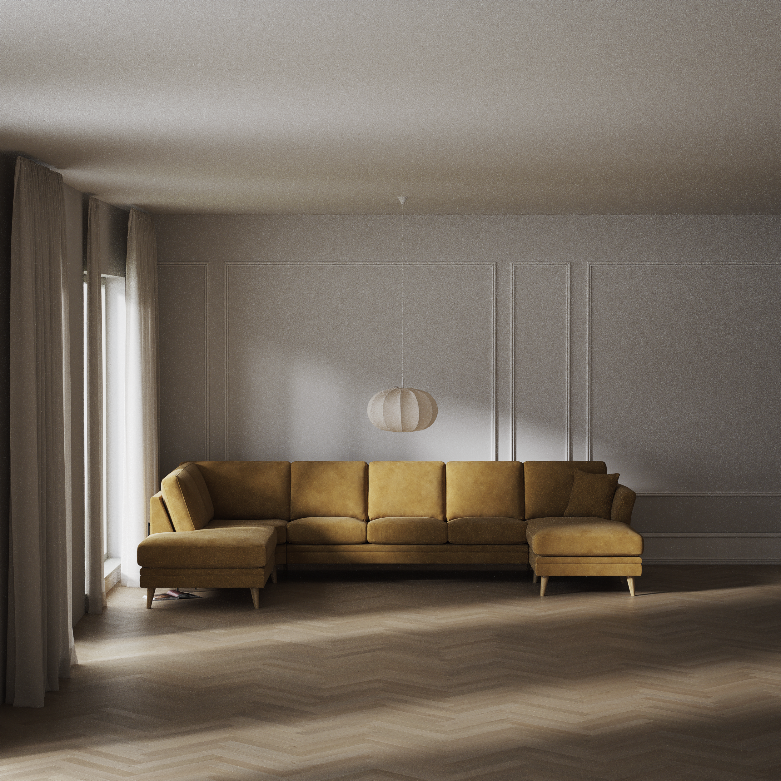 Eden - 3-sits soffa med divan vänster och schäslong höger - inspiration