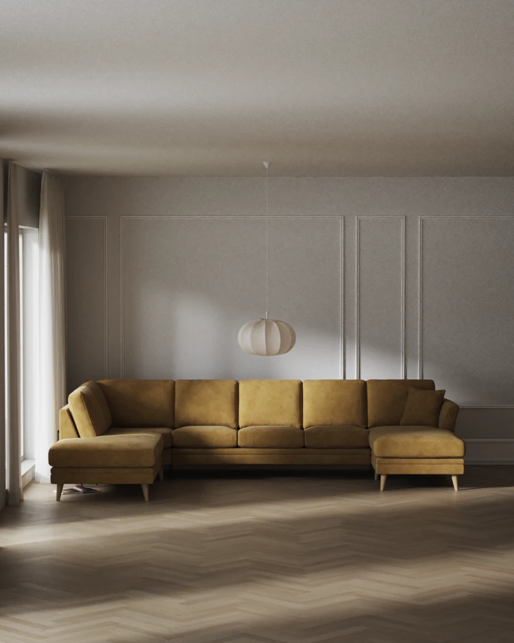 Eden - 3-sits soffa med divan vänster och schäslong höger - inspiration