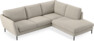 Madison - 2-sits soffa med divan höger - Beige