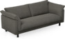 Cherrie - 3-sits soffa, hel dyna, fast klädsel - Grå