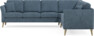 Eden - Hörnsoffa, 3+3-sits - Blå