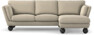 Madison - 2-sits soffa med schäslong höger - Beige