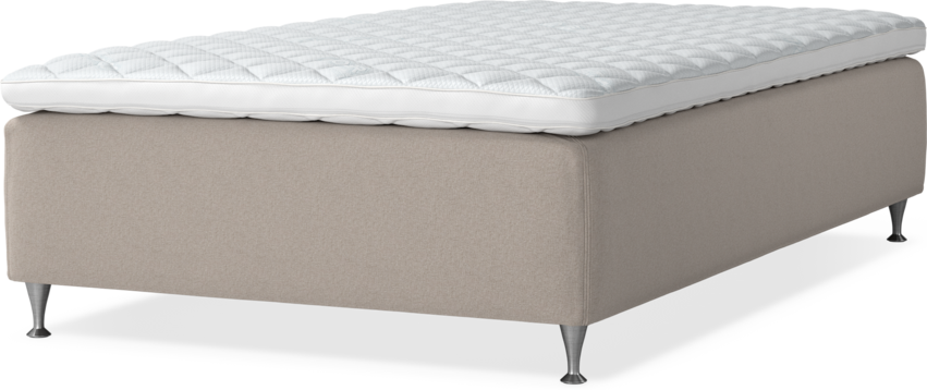 Delux Dream - Ramsäng, enkelsäng med bäddmadrass - Beige
