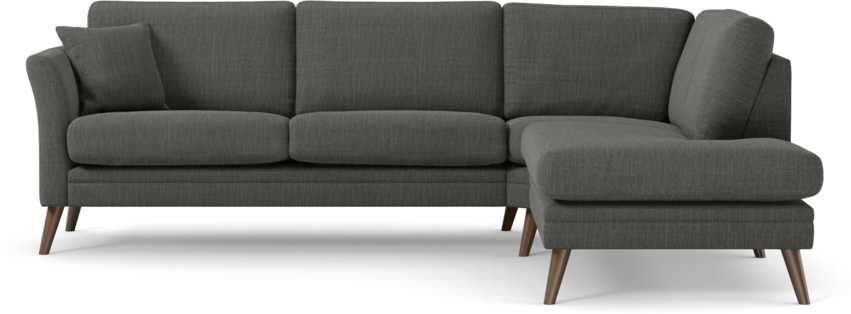 Eden - 2,5-sits soffa med divan - Grå