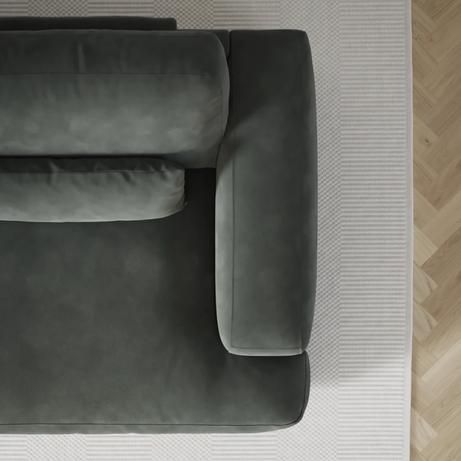 Noma - 3-sits soffa - Grå