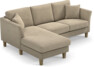Eden - 2-sits soffa med schäslong - Beige