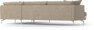Harper - 3-sits soffa med divan höger - Beige