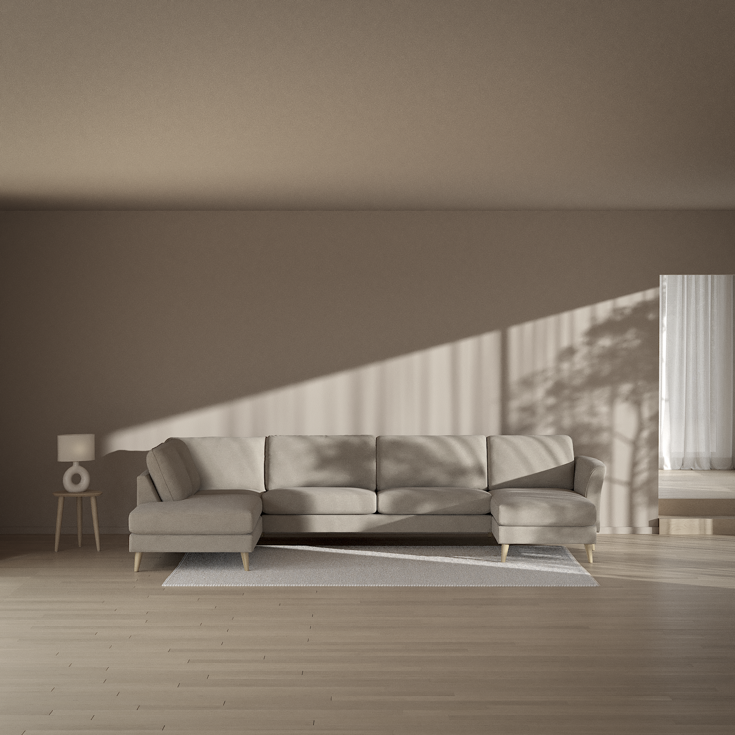 Bridge - 3-sits soffa med divan vänster och schäslong höger - inspiration