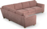 Friday - Hörnsoffa, 2+3-sits - Rosa